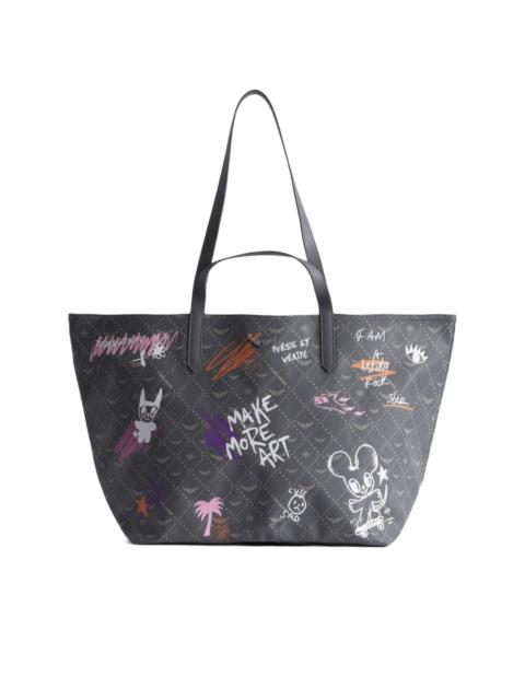 Zadig & Voltaire XL Z Shopper monogram tote bag