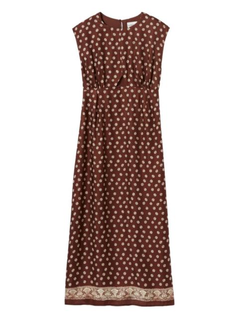 Claudie Pierlot floral-print midi dress