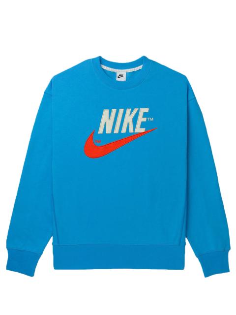 Nike Sportswear French Terry Crew Mens Style "University Blue" DO8891 412