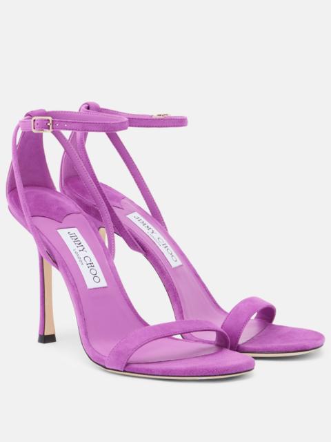 JIMMY CHOO Moza suede sandals