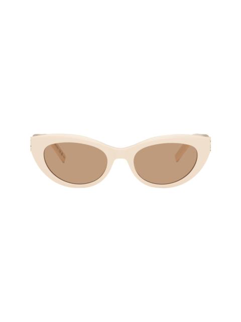 SAINT LAURENT Off-White SL M115 Sunglasses