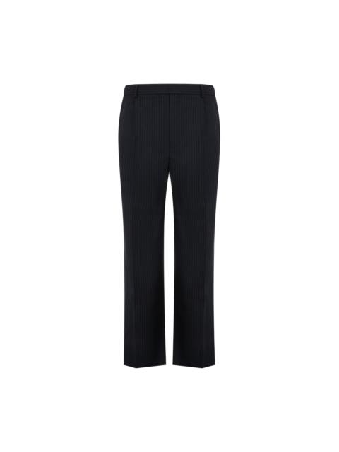 SAINT LAURENT STRIPED GABARDINE PANT