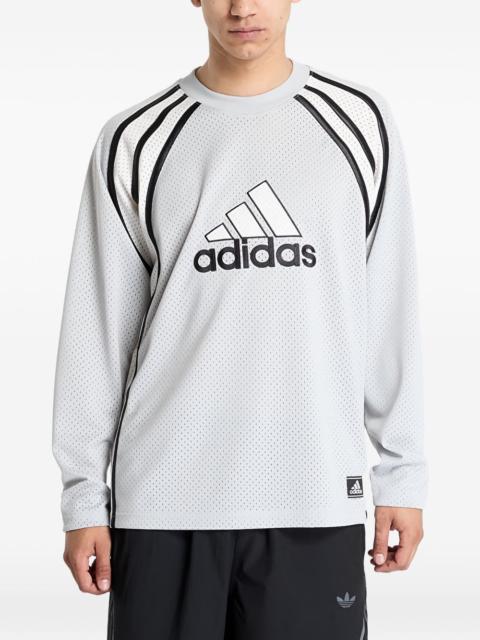 adidas Warm-Up logo stripe T-shirt