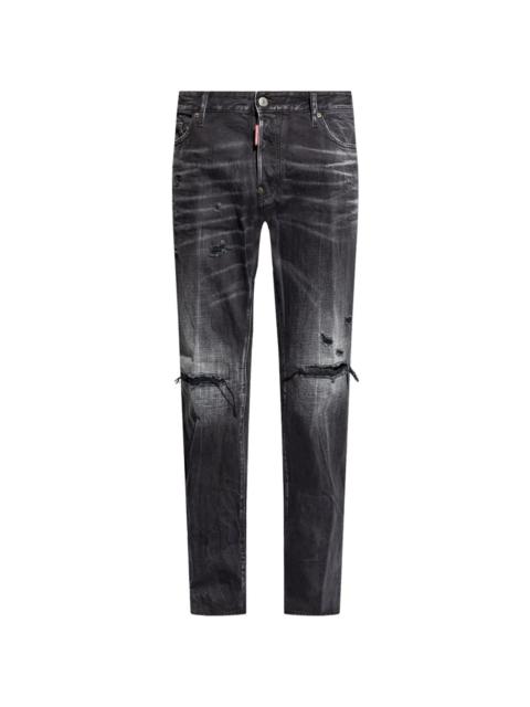 Roadie distressed-finish jeans