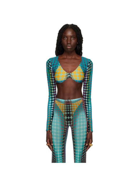 Blue Dots Long Sleeve T-Shirt