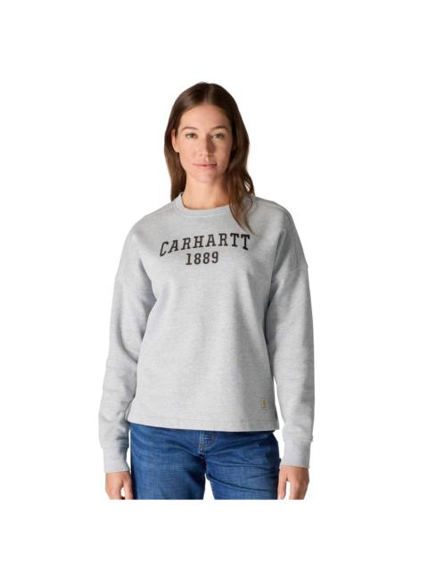 Carhartt Women's Loose Fit Midweight Carhartt Graphic Sweatshirt