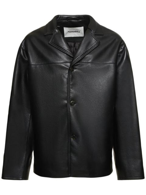 Regenerated leather jacket