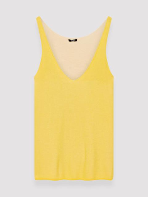 JOSEPH Plated Knit Tank Top