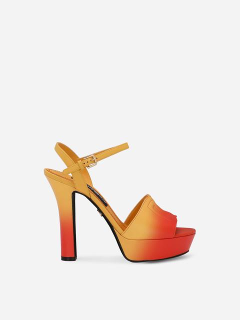 Dolce & Gabbana Calfskin platform sandals