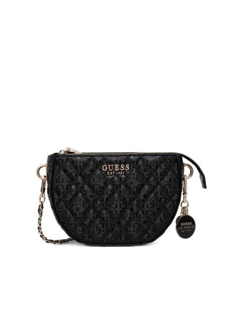 GUESS USA quilted charm shoulder bag