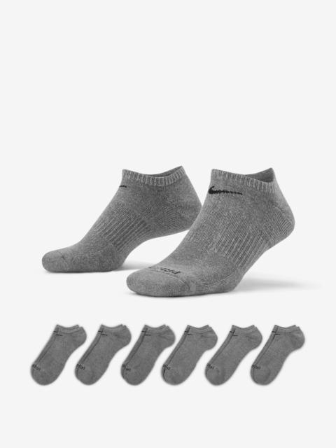 Nike Nike Everyday Plus Cushioned Training No-Show Socks (6 Pairs)