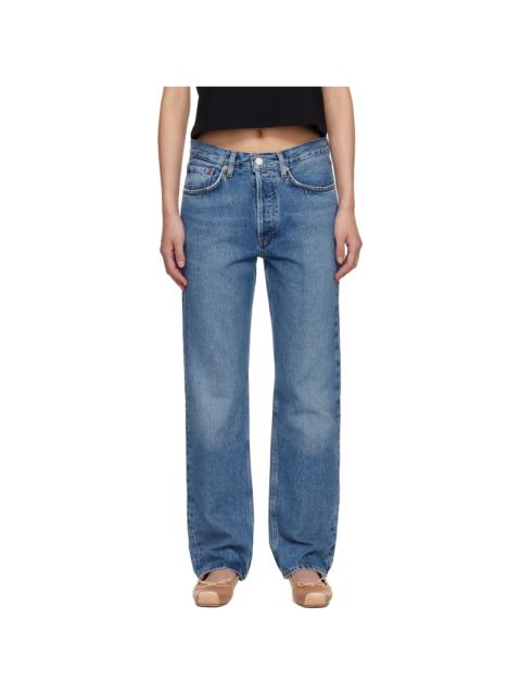 AGOLDE Blue Lana Jeans