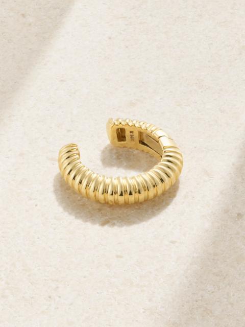 STONE AND STRAND Demi 14-karat Gold Ear Cuff
