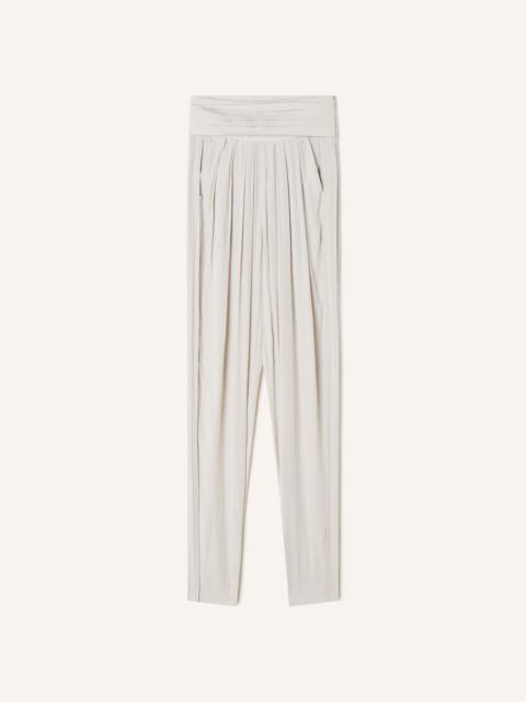 Lanvin DRAPED CHARMEUSE PANTS
