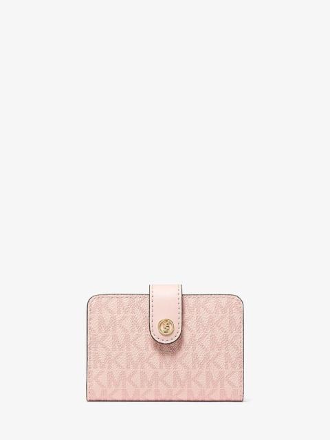 MICHAEL KORS Jet Set Travel Small Signature Logo Billfold Wallet