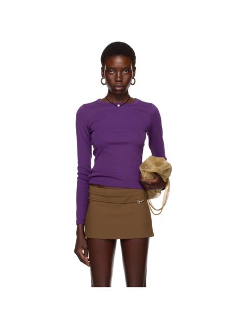 FLORE FLORE SSENSE Exclusive Purple Max T-shirt