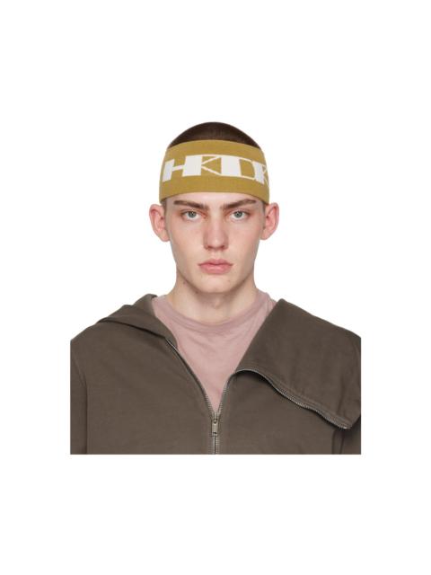 Rick Owens DRKSHDW Yellow 'HRDR' Headband