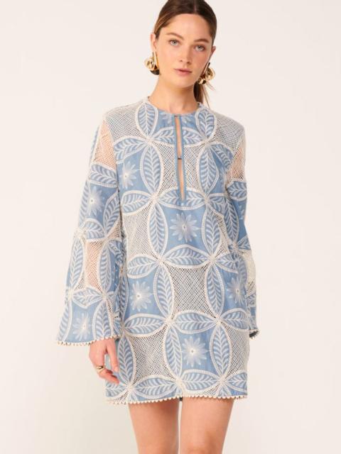 Poupette St Barth Mini Dress Gia - Blue