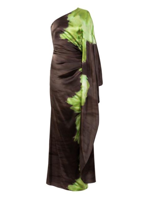 SILVIA TCHERASSI Afrodita one-shoulder maxi dress
