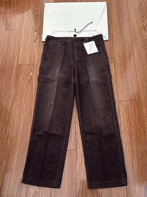 visvim VISVIM WIDE CHINO PANTS CRASH 24AW Ultra-long-staple cotton