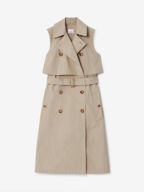 Burberry Cotton Blend Trench Dress