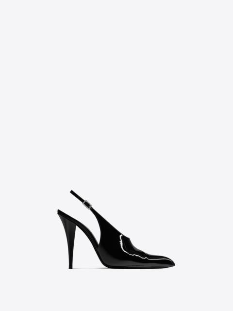 nico slingback pumps in patent leather