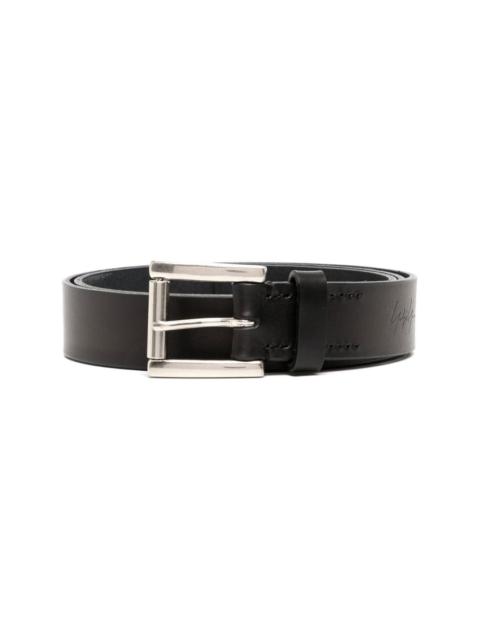 calf leather belt