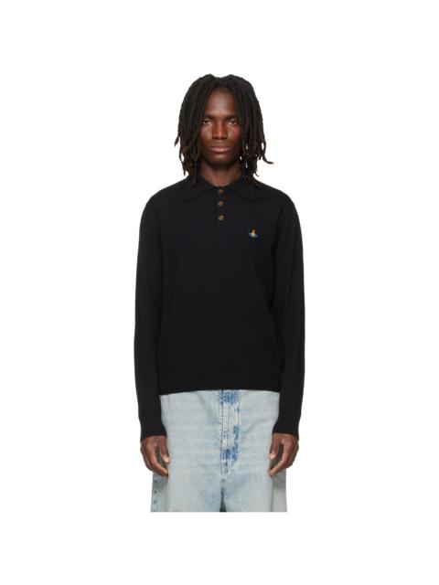 Vivienne Westwood Black Mark L/S Polo
