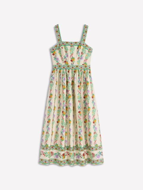 BODEN Square Neck Occasion Dress-Ivory, Blossom Trail