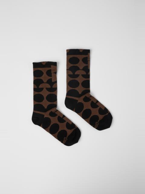 CAMPER Sox Socks Brown and black socks