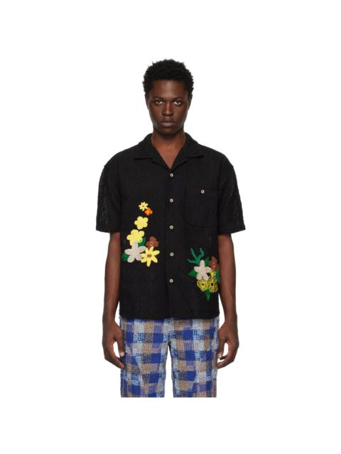 Andersson Bell Black Floral Shirt
