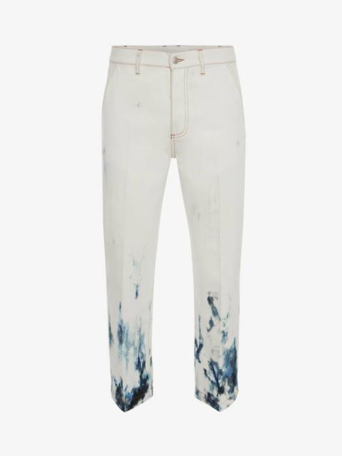 Alexander McQueen Blue Sky Jeans in Sky Blue