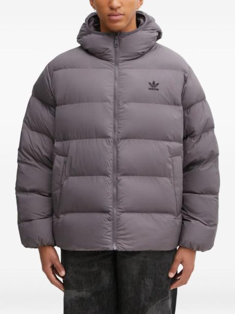 adidas zip-fastening padded jacket