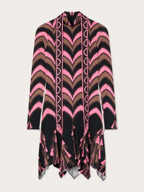 PUCCI BAIADERA PRINT JERSEY DRESS
