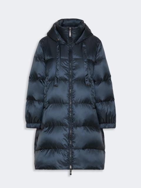 Max Mara MARTE Roomy midi puffer in water-repellent quilted fabric - MIDNIGHTBLUE