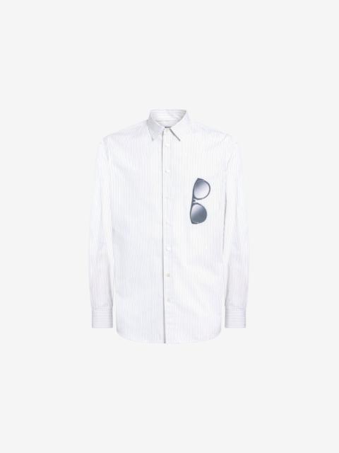 Moschino PRINTED COTTON POPLIN SHIRT