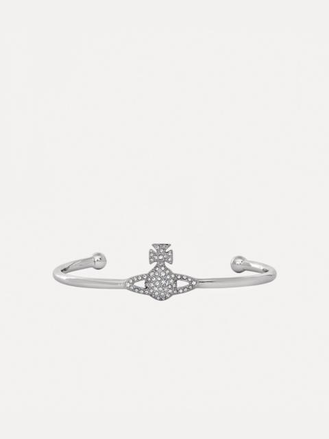Vivienne Westwood GRACE BAS RELIEF OPEN BANGLE