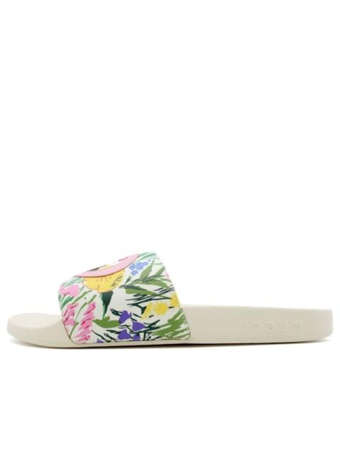 (WMNS) Gucci Ken Scott Print Slide Sandal 'White ' 645925-2L320-9261