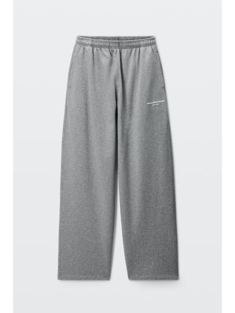 Alexander Wang logo print mid-rise oversized sweatpant