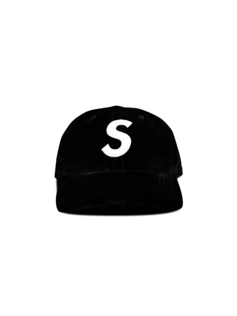 Supreme Velvet S Logo 6-Panel 'Black'