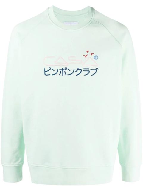 CASABLANCA embroidered-logo sweatshirt
