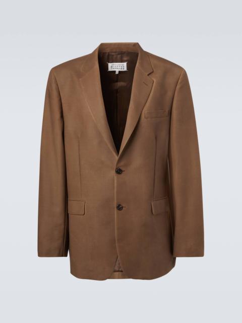 Maison Margiela Mohair and wool blazer