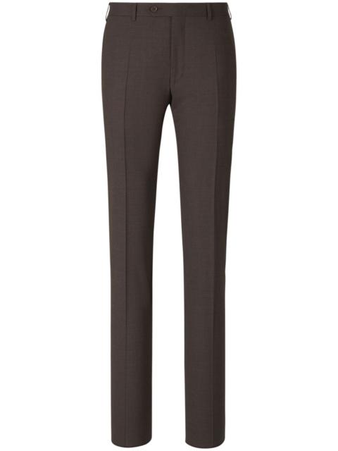 Canali creased tailored trousers