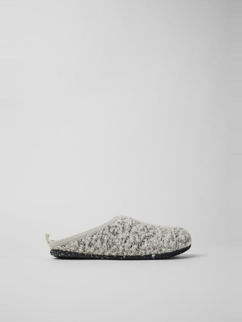 CAMPER Wabi White and black Slippers for Women