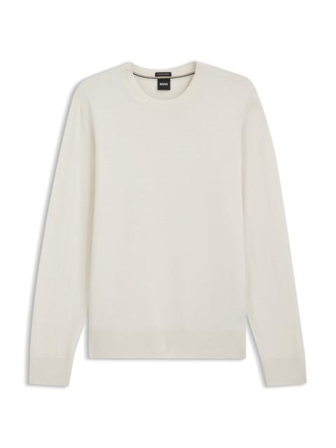 BOSS MERINO WOOL SWEATER IN A REGULAR FIT