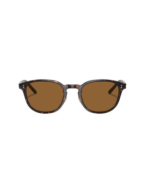 Oliver Peoples Fairmont Sun-F round-frame sunglass