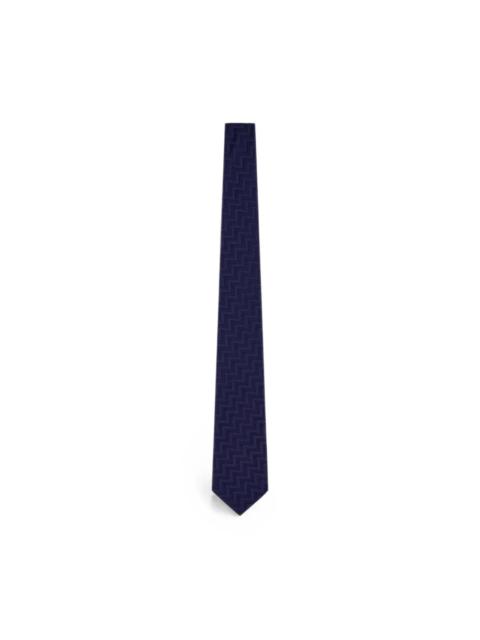 GIORGIO ARMANI ZIGZAG-JACQUARD TIE