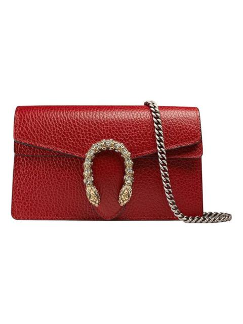 (WMNS) Gucci Dionysus Series Leather Bag Single-Shoulder Bag MIni-Size Red 476432-CAOGX-8990