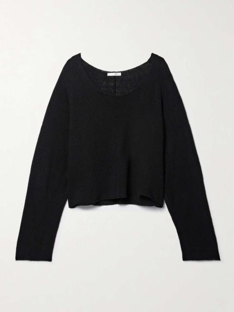 The Row Fesia open-knit silk sweater