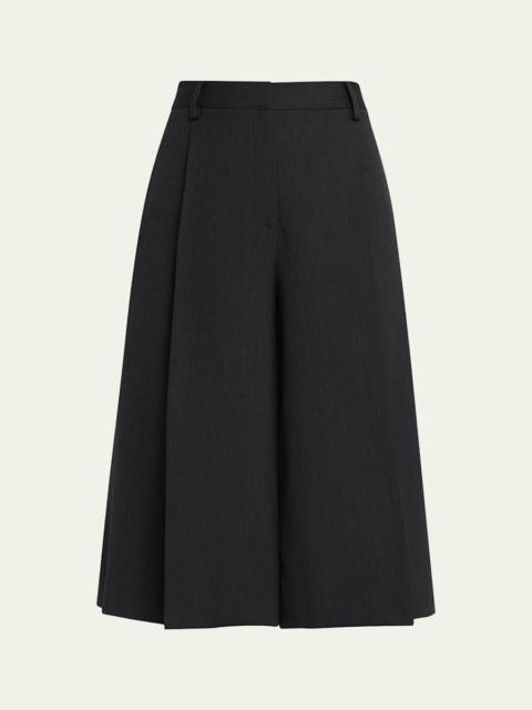 TWP Steffens Shorts in Micro Herringbone Suiting